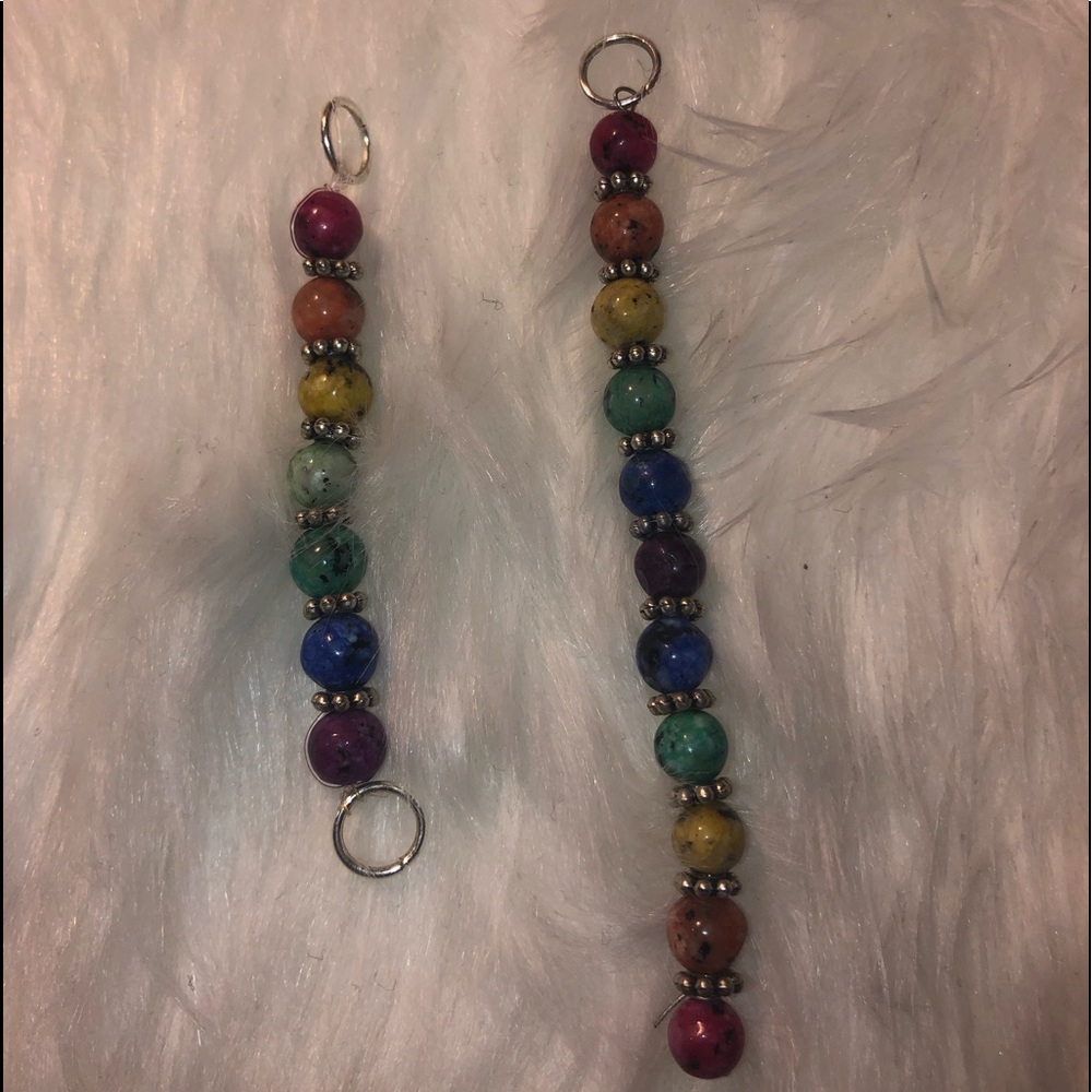 Spiritual beaded key charms